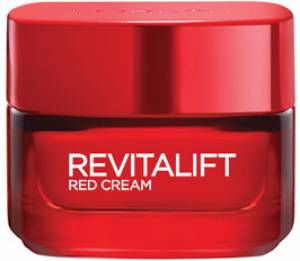 קרם לעור פנים אדום זוהר L'Oréal Paris Revitalift Red Cream
